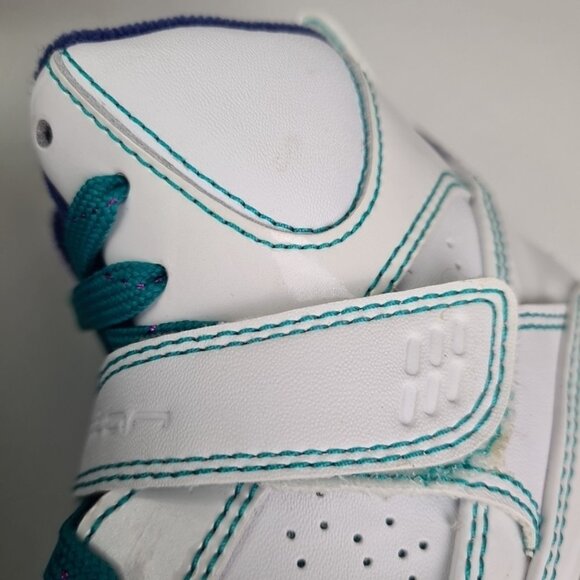 Air Jordan Flight 45 High PS White Leather LITTLE KIDS - Picture 10 of 12